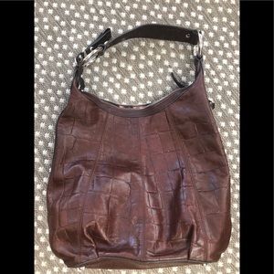 Genuine leather B Makowsky shoulder bag